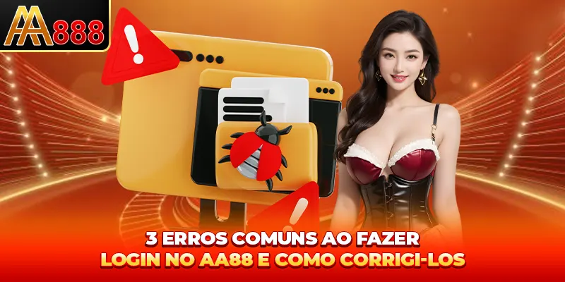3 erros comuns ao fazer entrar AA88 e como corrigi-los